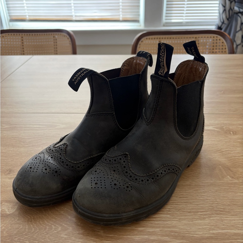 Blundstone Black Brogue Boots